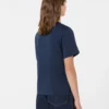 Camiseta básica de algodón, azul marino Camiseta básica de algodón, azul marino