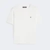 Camiseta básica de algodón, blanco óptico Camiseta básica de algodón, blanco óptico