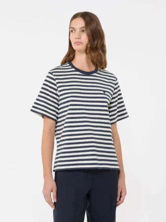 Camiseta básica de algodón, color crudo