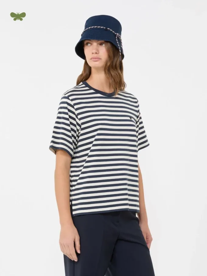 Camiseta básica de algodón, color crudo