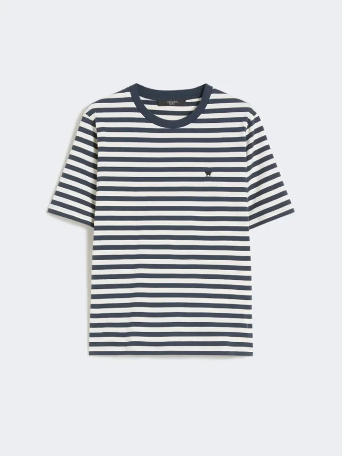 Camiseta básica de algodón, color crudo