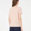 Camiseta básica de jersey de algodón, rosa Camiseta básica de jersey de algodón, rosa