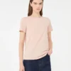 Camiseta básica de jersey de algodón, rosa Camiseta básica de jersey de algodón, rosa