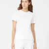 Camiseta de algodón, blanco óptico