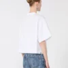 Camiseta de algodón, blanco óptico