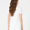 Camiseta de algodón, blanco óptico