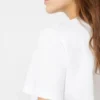 Camiseta de algodón, blanco óptico