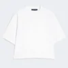 Camiseta de algodón, blanco óptico
