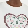 Camiseta de algodón con estampado gráfico, blanca