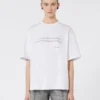 Camiseta de algodón estampada, blanco óptico