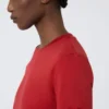 Camiseta de algodón, roja