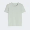 Camiseta de algodón, verde pastel