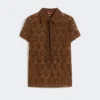 Camiseta de encaje, color chocolate Camiseta de encaje, color chocolate