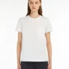 Camiseta de jersey de algodón, blanco óptico