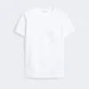 Camiseta de jersey de algodón, blanco óptico