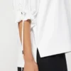Camiseta de jersey de mezcla de algodón, blanco óptico Camiseta de jersey de mezcla de algodón, blanco óptico