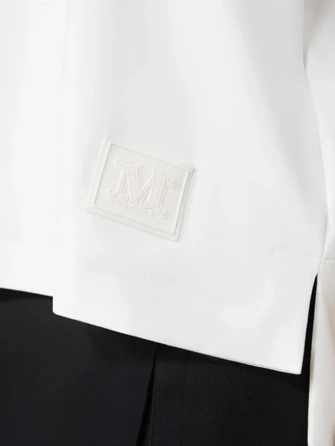 Camiseta de jersey de mezcla de algodón, blanco óptico Camiseta de jersey de mezcla de algodón, blanco óptico