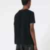 Camiseta de satén, negra Camiseta de satén, negra