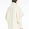 Capa de alpaca y tejido de lana teddy, blanco óptico Capa de alpaca y tejido de lana teddy, blanco óptico