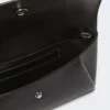 Cartera tipo sobre de piel, negra Cartera tipo sobre de piel, negra