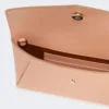 Cartera tipo sobre de piel, rosa Cartera tipo sobre de piel, rosa