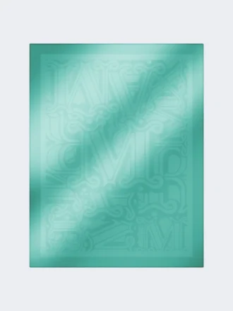 Chal de jacquard de algodón, modal y cachemira, verde pastel
