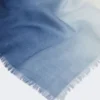 Chal de lana degradado, azul medianoche Chal de lana degradado, azul medianoche