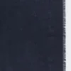 Chal de punto jacquard de lana y seda, azul medianoche Chal de punto jacquard de lana y seda, azul medianoche