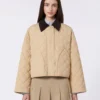 Chaqueta acolchada reversible en tejido repelente al agua, color beige Chaqueta acolchada reversible en tejido repelente al agua, color beige