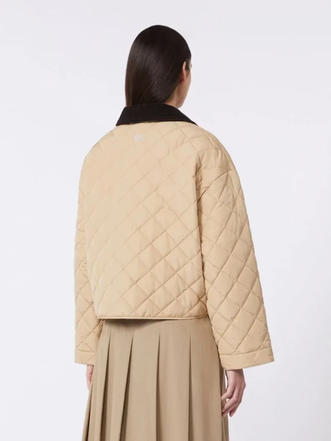 Chaqueta acolchada reversible en tejido repelente al agua, color beige Chaqueta acolchada reversible en tejido repelente al agua, color beige