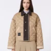 Chaqueta acolchada reversible en tejido repelente al agua, color beige Chaqueta acolchada reversible en tejido repelente al agua, color beige