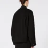 Chaqueta bomber oversize de lana, negra Chaqueta bomber oversize de lana, negra