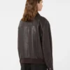 Chaqueta de cuero, marrón Chaqueta de cuero, marrón