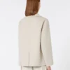 Chaqueta de paño de lana, color arena