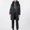Chaqueta de plumón en tejido iridiscente repelente al agua, negro Chaqueta de plumón en tejido iridiscente repelente al agua, negro