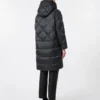 Chaqueta de plumón en tejido iridiscente repelente al agua, negro Chaqueta de plumón en tejido iridiscente repelente al agua, negro