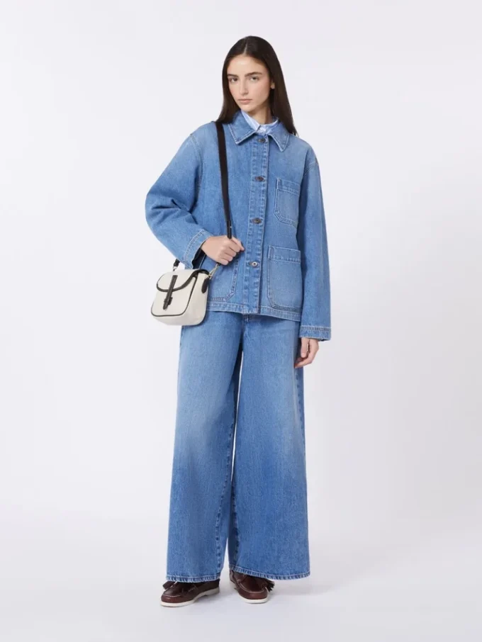 Chaqueta vaquera auténtica, azul marino
