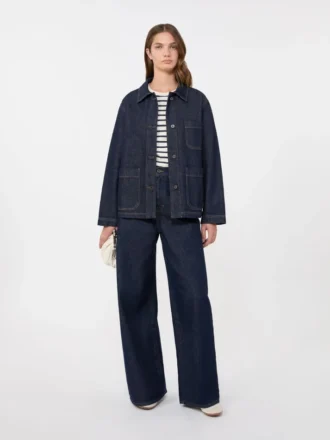 Chaqueta vaquera auténtica, azul marino