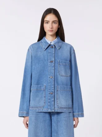 Chaqueta vaquera auténtica, azul marino