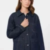Chaqueta vaquera auténtica, azul marino