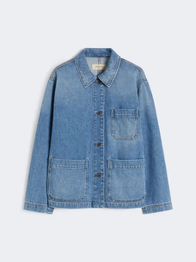 Chaqueta vaquera auténtica, azul marino