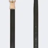 Cinturón de piel, negro
