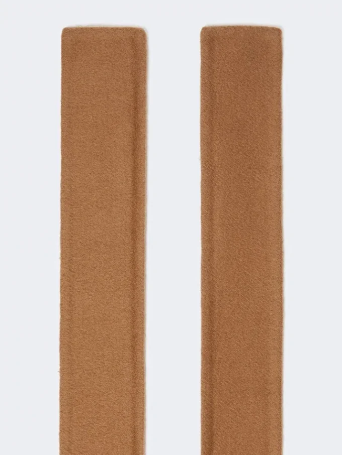 Cinturón de tejido de Pure Wool, color camel Cinturón de tejido de Pure Wool, color camel