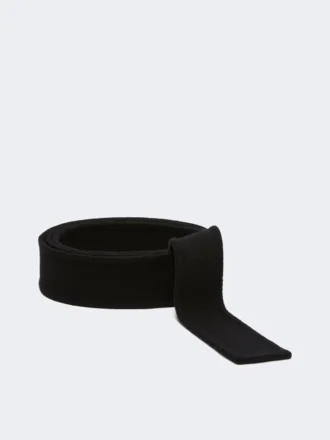 Cinturón de tejido de Pure Wool, negro