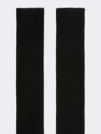 Cinturón de tejido de Pure Wool, negro