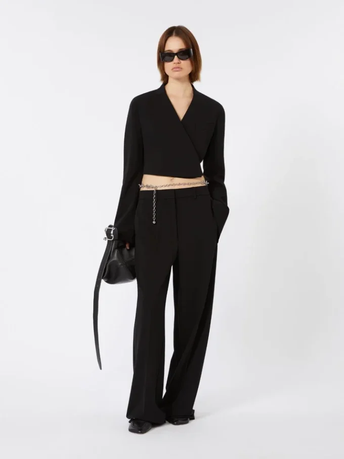 Pantalones de jersey, negros
