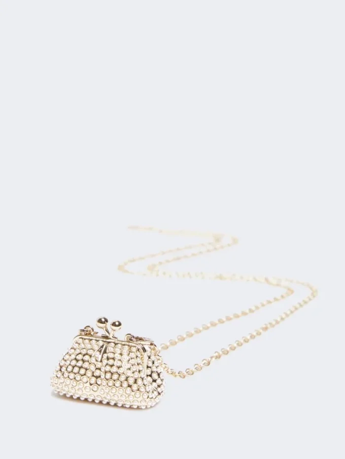 Collar con colgante en forma de bolso Pasticcino, dorado Collar con colgante en forma de bolso Pasticcino, dorado