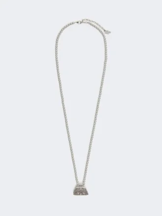 Collar con colgante en forma de bolso Pasticcino, negro