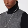 Collar con colgante en forma de bolso Pasticcino, negro Collar con colgante en forma de bolso Pasticcino, negro