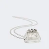 Collar con colgante en forma de bolso Pasticcino, transparente Collar con colgante en forma de bolso Pasticcino, transparente